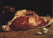 Still Life with Meat, Claude Monet